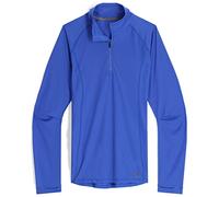 Outdoor Research Damen Echo Quarter Zip - Schnell trocknender Active Pullover, Ultramarinblau/Ausflug, einfarbig (Getaway Solids), M