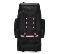Outdoor-Rucksack 130L Wandern Camping Rucksack Reise Große Gepäck Tasche Männer Trekking Outdoor Sports Pack Trekking Rucksack for Männer Big Bag(Black)