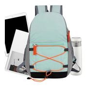 Outdoor-Rucksack, leicht, wasserdicht, Büchertasche, kleine Campingtasche, Outdoor-Rucksack, für Herren, Damen, Kinder, Schule, Büro, Angeln, Camping, Jagd, Klettern, Wandern, Radfahren, Sport, Grün