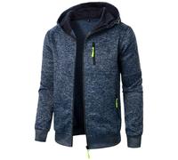 Outdoor Softshelljacken Für Herren Vintage Jacket Biker Jacken Herren Sportjacke Mit Taschen Herbstjacke Fleecejacke Herrenjacke Übergröße Wintermantel Herren Steppjacke Übergangsjacke（1-Navy，XL）