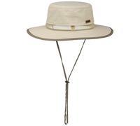 Stetson Outdoor Traveller Stoffhut - Reisehut - Kinnband & wasserabweisend - Effektvoller Sonnenschutz für Herren - Ganzjährig tragbar Hellbeige S (54-55 cm)