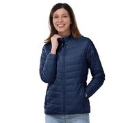 Outdoor Ventures Damen Steppjacke Leichte Warme Packbare Übergangsjacke Puffer Jacke für Frauen Gefüttert Weiche Steppmantel Quilted Coat für Freizeit Wandern Reisen Outdoor Navy Blau M