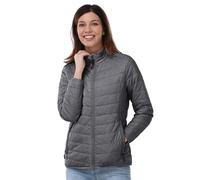 Outdoor Ventures Damen Steppjacke Leichte Warme Packbare Übergangsjacke Puffer Jacke für Frauen Gefüttert Weiche Steppmantel Quilted Coat für Freizeit Wandern Reisen Outdoor Dunkelgrau M