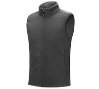 Outdoor Ventures Fleece Weste Herren Leicht Ärmellose Fleeceweste Jacke Winddicht Warm Gefütterte Winterweste Arbeitsweste für Männer mit Reißverschlusstaschen Dim Gray S