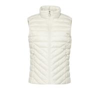 Packbare leichte Steppweste mit Stehkragen wollweiß 36