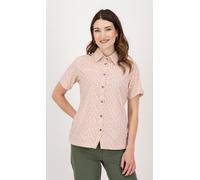 Outdoorbluse DEPROC ACTIVE "SUDBURY III WOMEN", Damen, Gr. 40/42 (M), rosa (cream, rot), Web, 95% Polyester. 5% Elasthan, Blusen, auch in Großen Größen erhältlich (84864923-42) cream, rot
