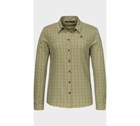 Outdoorbluse SCHÖFFEL "Blouse Style Energio WMN", Damen, Gr. 38, 6715, grün, Oberstoff: 78% Polyester, 22% Nylon, Basic, V-Ausschnitt, Blusen (59735564-38) 6715, grün