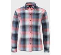 Outdoorbluse SCHÖFFEL "Hiking Blouse Style Limedes WMS", Damen, Gr. 40, blau (8820, blau), Oberstoff: 60% Baumwolle, 40% Polyester, bequem, V-Ausschnitt, Blusen Outdoorbluse (85797423-40)