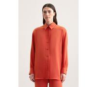 Outdoorbluse SEIDENSTICKER, Damen, Gr. M38, orange, 100% Polyester, unifarben, oversize, ohne Ausschnitt, Blusen Outdoorbluse, 1/1 Uni (96064611-38)