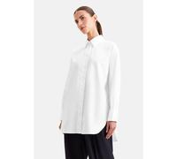 Outdoorbluse SEIDENSTICKER, Damen, Gr. XXL (44), weiß, 100% Baumwolle, unifarben, oversize, ohne Ausschnitt, Blusen, 1/1 Kragen Uni (63250529-44) weiß