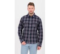 Outdoorhemd DEPROC ACTIVE "DENVER CTTN MEN", Herren, Gr. M (50), Normalgrößen, bunt (blau, rot, check), 100% Baumwolle, Hemden, auch in Großen Größen erhältlich (38982340-M) blau, rot, check