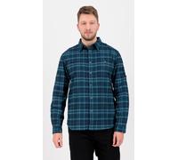 Outdoorhemd DEPROC ACTIVE "DENVER E MEN", Herren, Gr. 4XL (60), Normalgrößen, blau (blau, navy, check), 93% Polyamid; 7% Elastan, Hemden, auch in Großen Größen erhältlich (21677766-4XL) blau, navy, ch