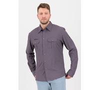 Outdoorhemd DEPROC ACTIVE "DENVER E MEN", Herren, Gr. XL (54), Normalgrößen, bunt (blau, rot, check), Web, 95% Polyamid. 5% Elasthan, Hemden, auch in Großen Größen erhältlich (26147312-XL) blau, rot,