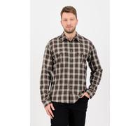 Outdoorhemd DEPROC ACTIVE "DENVER II Men", Damen, Gr. XXL (56), Normalgrößen, bunt (gray, rot, blau check), 100% Polyester, Hemden, auch in Großen Größen erhältlich (74425615-XXL) gray, rot, blau chec