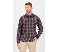 Outdoorhemd DEPROC ACTIVE "DENVER II Men", Herren, Gr. 4XL (60), Normalgrößen, bunt (schwarzrot, blau, grün check), 100% Polyester, Hemden, auch in Großen Größen erhältlich (11223929-4XL) schwarzrot,