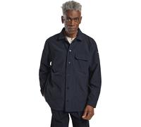 Outdoorhemd JACK WOLFSKIN "TERRACADE OVERSHIRT M", Herren, Gr. XL, N-Gr, blau (schwarz navy), Obermaterial: 67% Polyamid, 33% Polyester, Hemden, Outdoorjacke, Mischung aus Hemd und Jacke (17292202-XL)