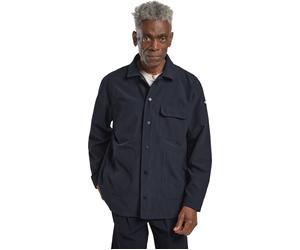 Outdoorhemd JACK WOLFSKIN "TERRACADE OVERSHIRT M", Herren, Gr. XXL, N-Gr, blau (schwarz navy), Obermaterial: 67% Polyamid, 33% Polyester, Hemden, Outdoorjacke, Mischung aus Hemd und Jacke (17292202-XX