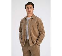 Outdoorhemd LINDBERGH "Hemdjacke Modern Fit", Herren, Gr. S, Normalgrößen, braun (lt sand), Obermaterial: 98% Baumwolle, 2% Elasthan, Hemden (17983435-S) lt sand