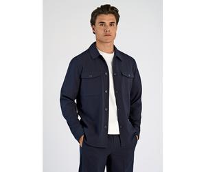 Outdoorhemd LINDBERGH "Hemdjacke Relaxed Fit", Herren, Gr. L, Normalgrößen, blau (navy), Obermaterial: 65% Polyester, 31% Viskose, 4% Elasthan, Hemden (40495312-L) navy