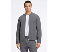Outdoorhemd LINDBERGH "Hemdjacke Slim Fit", Herren, Gr. 3XL, Normalgrößen, grau (grau mix), Obermaterial: 75% Polyester, 22% Viskose, 3% Elasthan. Futter: 95% Polyester, 5% Elasthan, Hemden (22453956-