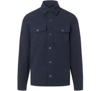 Outdoorhemd MAC "Overshirt", Herren, Gr. S (36), N-Gr, midnight blau, Web, Obermaterial: 62% Polyester, 33% Viskose, 5% Elasthan, unifarben, bequem hüftbedeckend, Manschette, Hemden Outdoorhemd, Over-