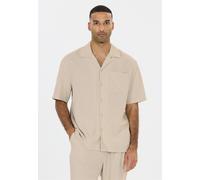Outdoorhemd NOU "Dalan", Herren, Gr. L, US-Größen, beige, 55% Leinen, 45% Viskose, unifarben, normal, Hemden, atmungsaktiv (84004629-L) beige
