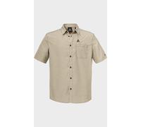 Outdoorhemd SCHÖFFEL "CIRC Shirt Style Dalfoss MEN", Herren, Gr. 46, Normalgrößen, 9990, schwarz, Oberstoff: 100% Polyester, V-Ausschnitt, Hemden (38610043-46) 9990, schwarz