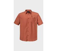 Outdoorhemd SCHÖFFEL "CIRC Shirt Style Dalfoss MEN", Herren, Gr. 56, Normalgrößen, 5590, rot, Oberstoff: 100% Polyester, V-Ausschnitt, Hemden (38896120-56) 5590, rot