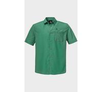 Outdoorhemd SCHÖFFEL "CIRC Shirt Style Dalfoss MEN", Herren, Gr. 56, Normalgrößen, 6995, grün, Oberstoff: 100% Polyester, V-Ausschnitt, Hemden (38310454-56) 6995, grün