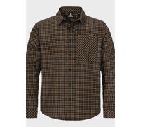 Outdoorhemd SCHÖFFEL "Hiking Shirt Style Boyoma MNS", Herren, Gr. 56, Normalgrößen, schwarz (9990, schwarz), Oberstoff: 100% Baumwolle, Hemden (32172368-56) 9990, schwarz