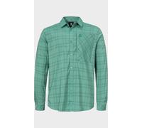 Outdoorhemd SCHÖFFEL "Shirt Style Fraris MEN", Herren, Gr. 50, Normalgrößen, grün (6405, grün), Oberstoff: 81% Polyester, 14% Nylon, 5% Elasthan, V-Ausschnitt, Hemden (85107958-50) 6405, grün