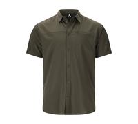 Outdoorhemd WHISTLER "Jeromy", Herren, Gr. XXL, US-Größen, olivgrün, 90% Polyester, 10% Elasthan, unifarben, normal, ohne Ausschnitt, Hemden, mit innovativer QUICK DRY-Technologie (53050616-XXL) olivg