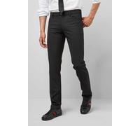 Meyer M5Slim Fit Hose schwarz, Einfarbig