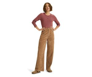 Outdoorhose ROXY "Surf On Cloud Cord", Damen, Gr. 29L, woodsmoke, Obermaterial: 100% Walkfrottier;, Hosen Outdoorhose (50231825-29) woodsmoke