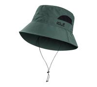 Outdoorhut JACK WOLFSKIN "VENT BUCKET HAT", Gr. M, sagopalm, Materialmix, Hüte (85884446-M) sagopalm