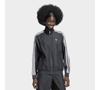 Outdoorjacke ADIDAS ORIGINALS "ADIDAS ORIGINALS SUMMER GLOW LIGHT DENIM FIREBIRD TRACK", Damen, Gr. L, medium schwarz denim, Obermaterial: 100% Baumwolle, Jacken Outdoorjacke, für Erwachsene, mit Reiß