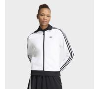 Outdoorjacke ADIDAS ORIGINALS "BECKENBAUER TT", Damen, Gr. M, schwarz-weiß (weiß, schwarz), Obermaterial: 52% Baumwolle, 48% Polyester, Jacken Outdoorjacke, für Erwachsene, mit Reißverschluss, aus Bau