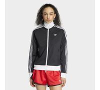 Outdoorjacke ADIDAS ORIGINALS "BECKENBAUER TT", Damen, Gr. XS, schwarz-weiß (schwarz, weiß), Obermaterial: 52% Baumwolle, 48% Polyester, Jacken Outdoorjacke (50286445-XS) schwarz, weiß