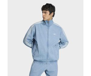 Outdoorjacke ADIDAS ORIGINALS "DENIM FB JACKET", Herren, Gr. M, light blau, Obermaterial: 50% Baumwolle, 50% Lyocell, Jacken Outdoorjacke (89330116-M) light blau