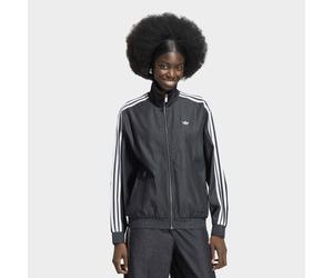 Outdoorjacke ADIDAS ORIGINALS "DENIM FB TT", Damen, Gr. XXL, medium schwarz denim, Obermaterial: 100% Baumwolle, Jacken Outdoorjacke, für Erwachsene, mit Reißverschluss, aus Baumwolle (24797356-XXL) m