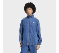 Outdoorjacke ADIDAS ORIGINALS "FIREBIRD TT D", Damen, Gr. M, medium vintage denim, Obermaterial: 100% Baumwolle, Jacken Outdoorjacke, Adilenium Jeans-Originals Jacke (13259442-M) medium vintage denim