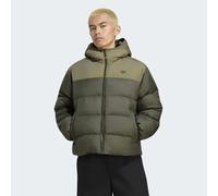 Outdoorjacke ADIDAS ORIGINALS "KAPUZE", Herren, Gr. L, grün (ngtcar), Obermaterial: 100% Polyester, Jacken Outdoorjacke, sportliche Outdoorjacke, mit Reißverschluss (58231763-L) ngtcar