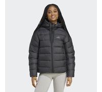 Outdoorjacke ADIDAS SPORTSWEAR "ESSENTIALS CLIMAWARM 3-STREIFEN", Damen, Gr. S, schwarz, Obermaterial: 100% Polyester. Wattierung: 100% Polyester, normal, Jacken Outdoorjacke, mit Kapuze, CLIMAWARM (6