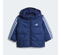 Outdoorjacke ADIDAS SPORTSWEAR "I ESS 3S JKT", Kinder, Gr. 86, dunkelblau, crystal sky, Obermaterial: 100% Polyester, Jacken Outdoorjacke, für Babys, mit Reißverschluss, aus Polyester, sportlicher Sti