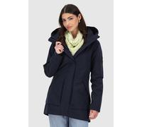 Outdoorjacke ALIFE & KICKIN "ArlettaAKA", Damen, Gr. S, marine, Web, Obermaterial: 100% Polyester, unifarben, figurbetont Po-bedeckend, ohne Ausschnitt, Jacken Outdoorjacke, mit Kapuze und in figurbet