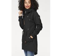 Winterjacke ALIFE & KICKIN "CharlotteAK A Coat Damen Winterjacke, gefütterte Jacke" Gr. XL, schwarz (black dots) Damen Jacken Winterjacken (22195236-XL)