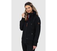 Outdoorjacke ALIFE & KICKIN "JORANAAKA", Damen, Gr. XL, schwarz (moonless), Web, Obermaterial: 100% Polyester, unifarben, Jacken Outdoorjacke (37784623-XL) moonless