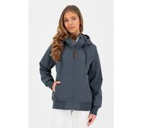 Outdoorjacke ALIFE & KICKIN "RenitaAKA", Damen, Gr. M, nightblau, Web, Obermaterial: 100% Polyester, unifarben, bequem normal, ohne Ausschnitt, Jacken Outdoorjacke, mit Kapuze in bequemen Fit, Topsell