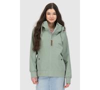 Outdoorjacke ALIFE & KICKIN "RenitaAKA", Damen, Gr. XXL, alpine frost, Web, Obermaterial: 100% Polyester, unifarben, bequem normal, ohne Ausschnitt, Jacken Outdoorjacke, mit Kapuze in bequemen Fit (47