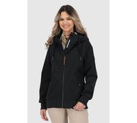 Outdoorjacke ALIFE & KICKIN "RenitaAKA", Damen, Gr. XXL, schwarz, Web, Obermaterial: 100% Polyester, unifarben, bequem normal, ohne Ausschnitt, Jacken Outdoorjacke, mit Kapuze in bequemen Fit (3648470